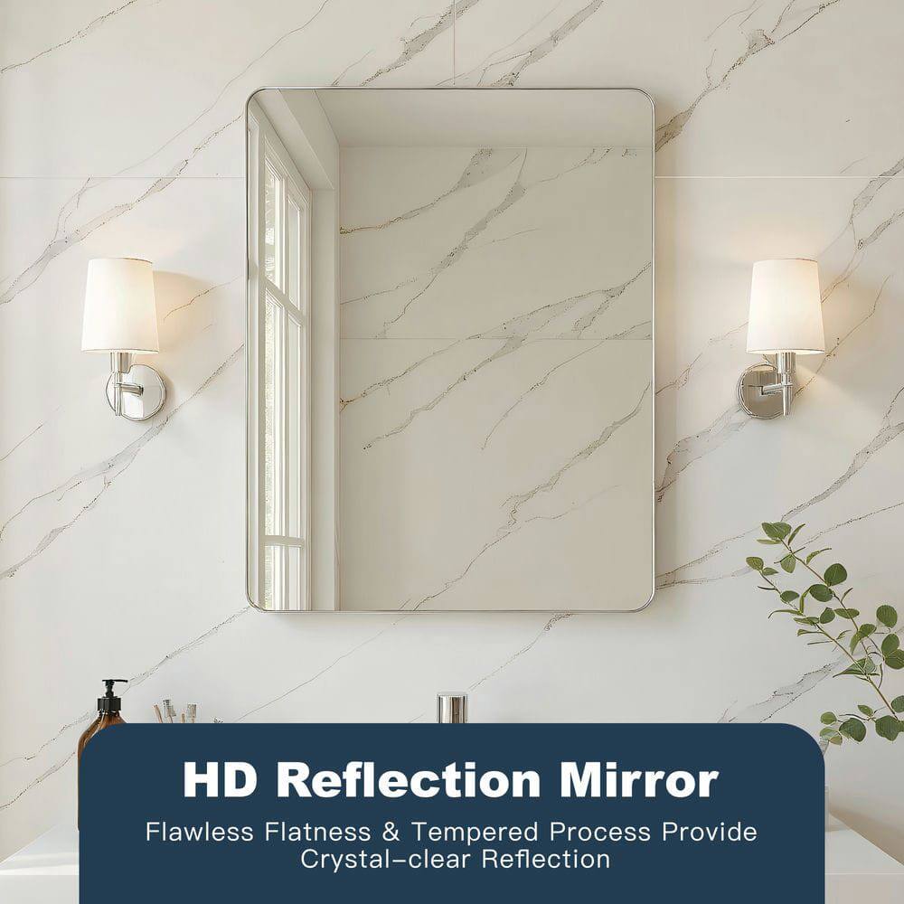 HD Reflection Mirror  
Flawless Flatness & Tempered Process Provide Crystal-clear Reflection