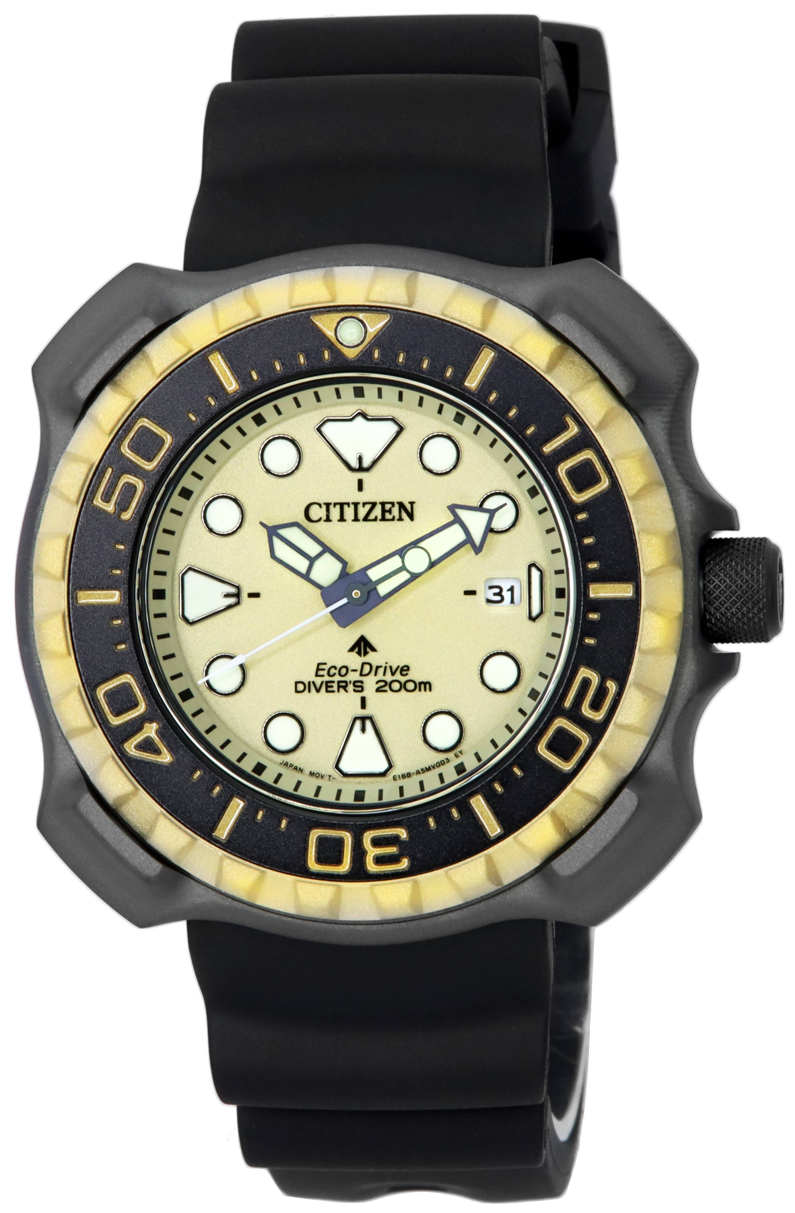 Citizen - Promaster Marine Super Titanium Eco-Drive Diver's BN0226-10P 200M Men's Watch - Pale Gold