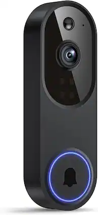 Front. Vulpecula Spade - Wireless Video Doorbell Camera, Battery Powered, AI Human and Motion Detection, 2 Way Talk, Night Vision, Cloud Storage.