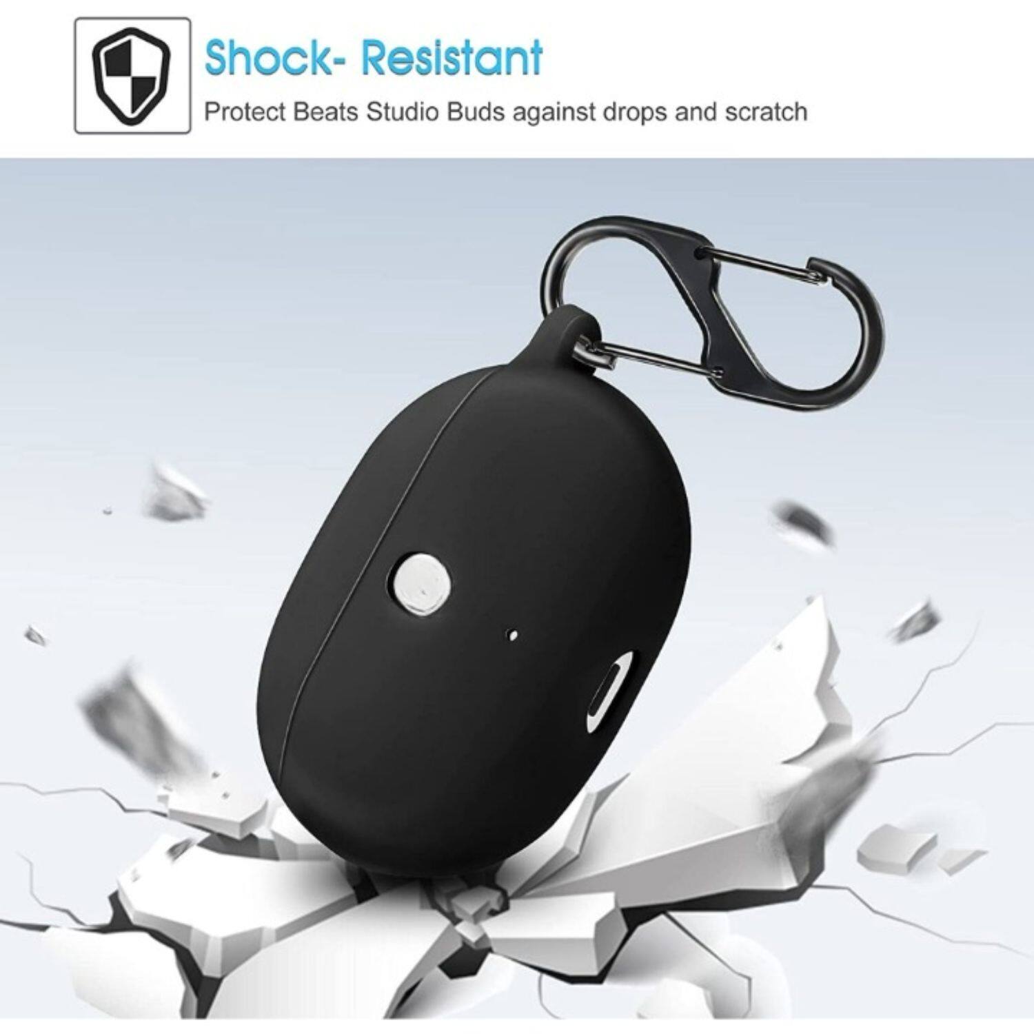 Shock-Resistant  
Protect Beats Studio Buds against drops and scratch