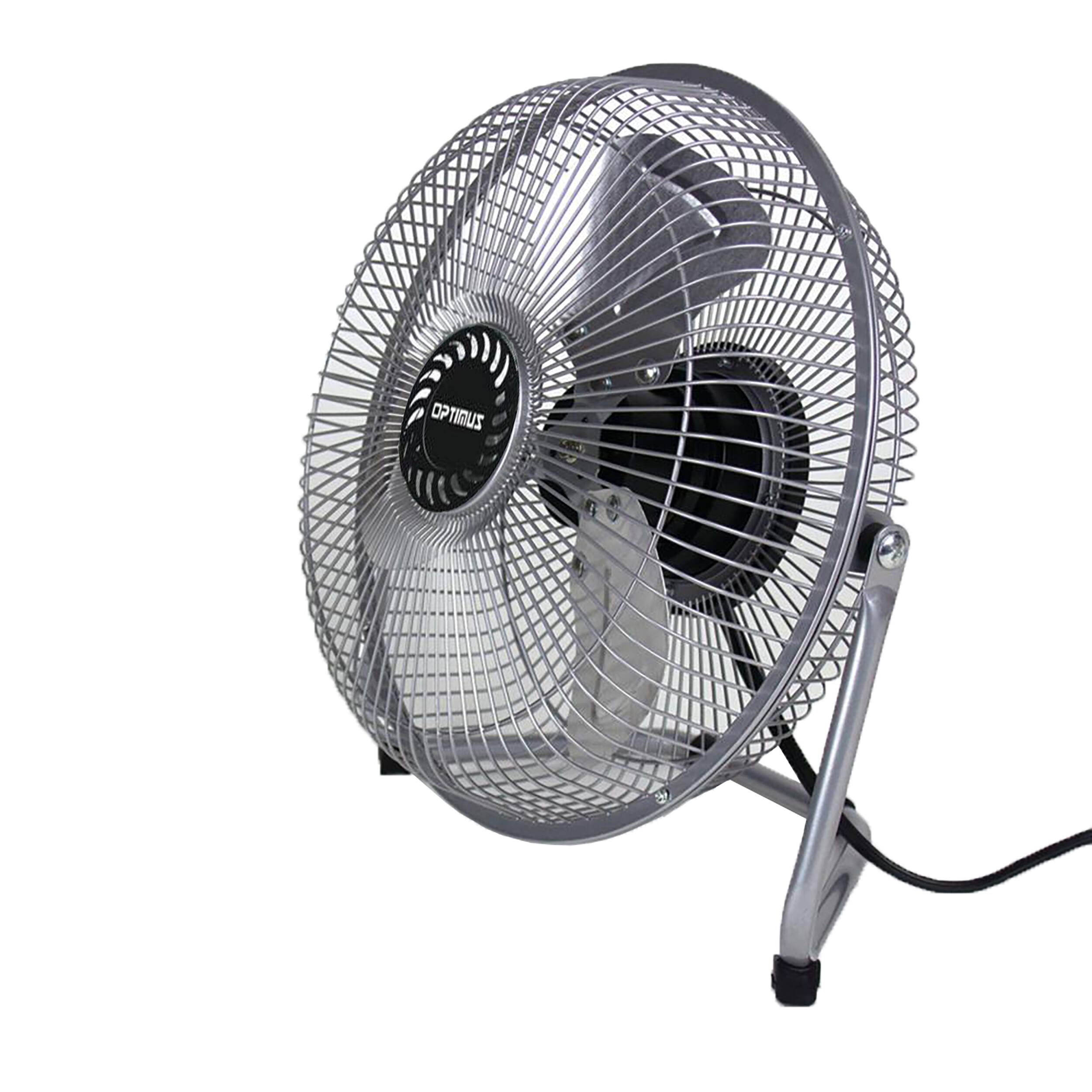 Alt View 1. Optimus - Optimus 9 in. Industrial Grade High Velocity Fan in Silver - Silver.
