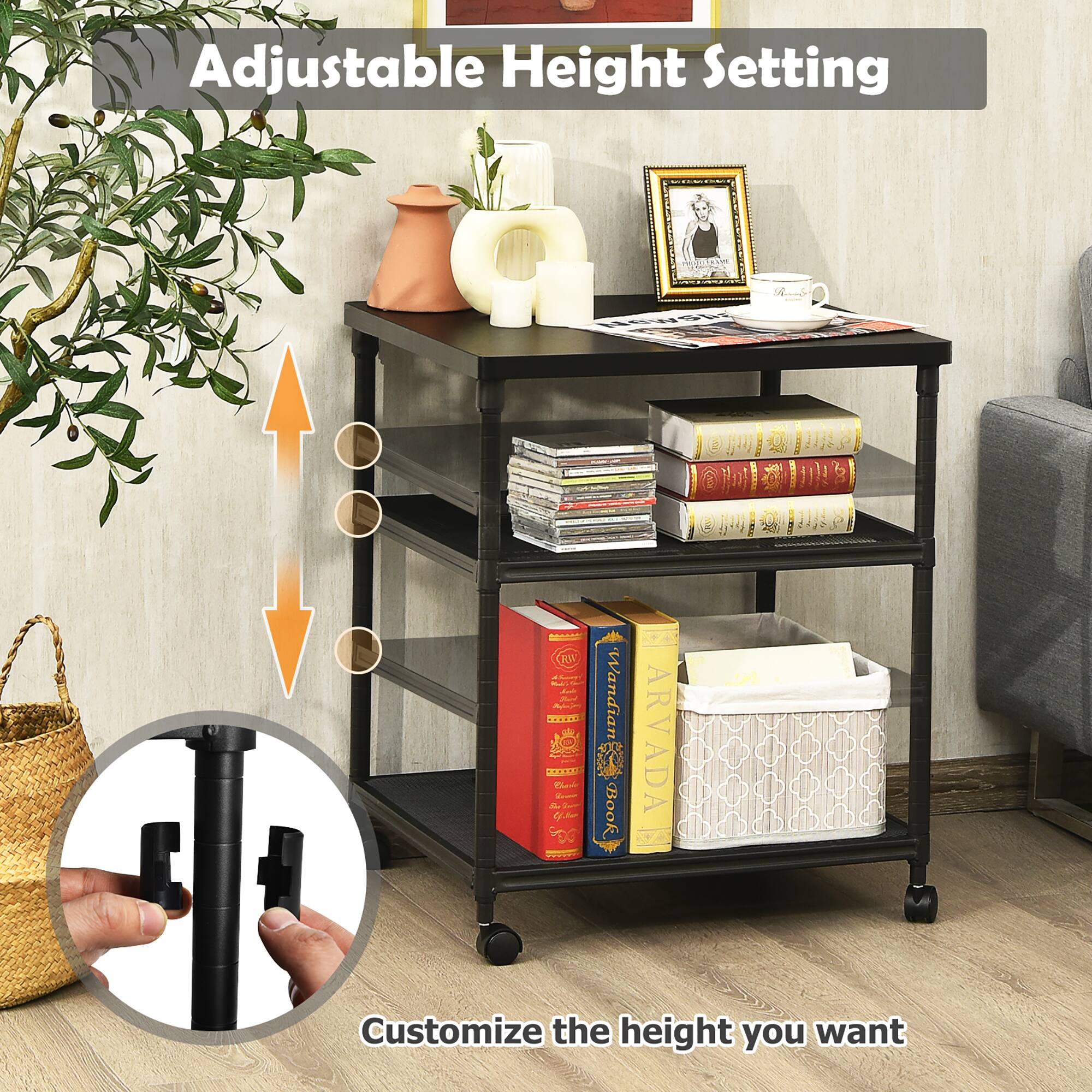 Adjustable Height Setting

Customize the height you want