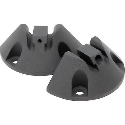 Front. Alpine - KTE-65CAN-SM, Surface-mount brackets for use with Alpine's SPV-65RGB-CAN speakers.
