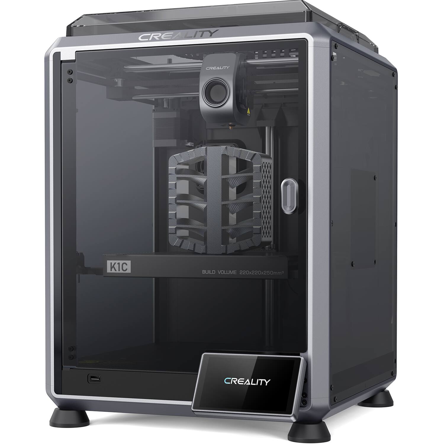 Alt View 13. Creality - K1C Speedy 3D Printer Basic Combo - Black.