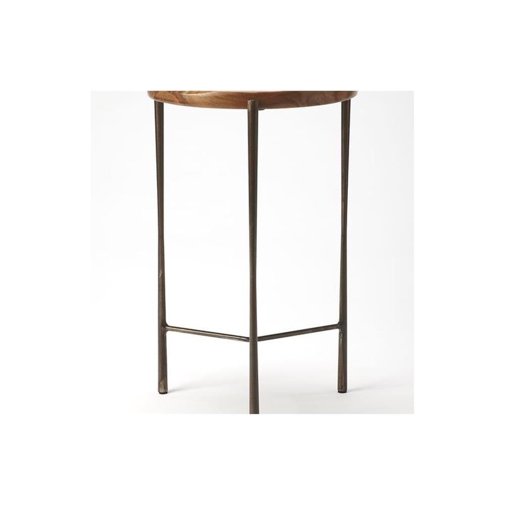 Back. Butler Specialty - Brisbane Live Edge Side Table - Multi-Color.