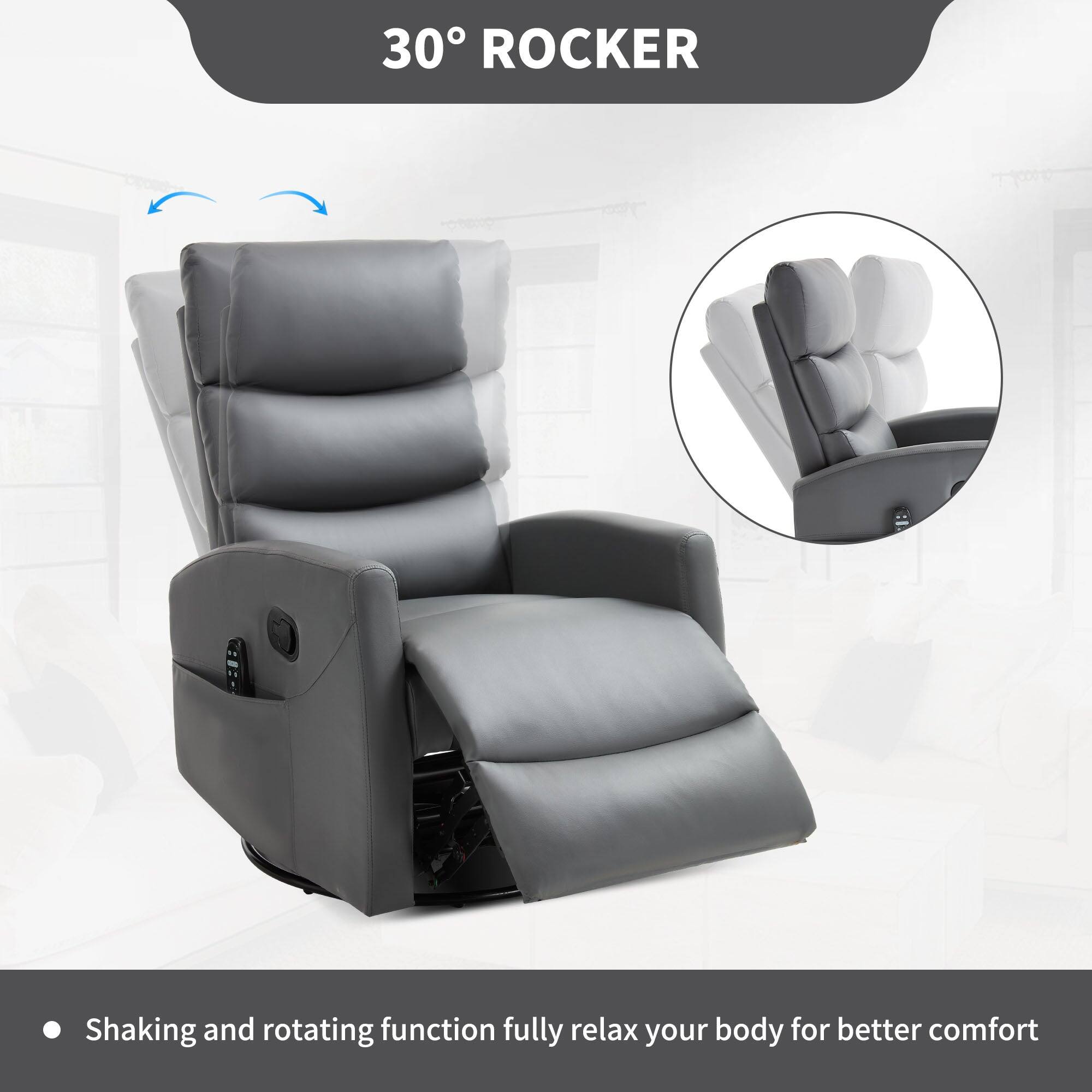 30° ROCKER

Shaking and rotating function fully relax your body for better comfort