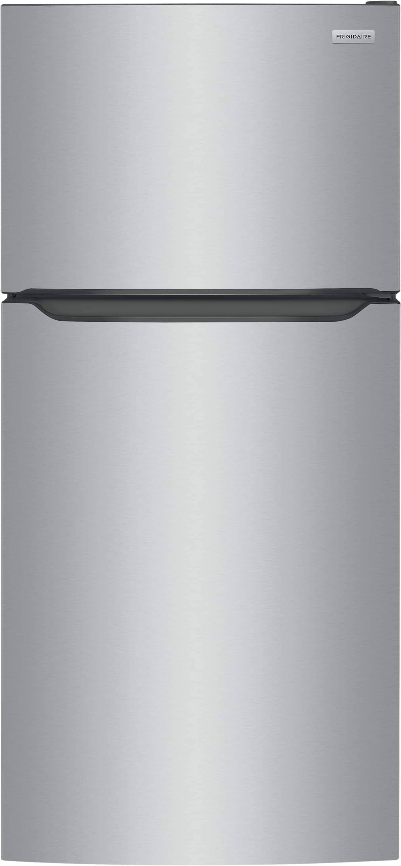 Frigidaire - 30 in. Wide 20 Cu. Ft. Garage Ready Top-Freezer Refrigerator - Stainless Steel