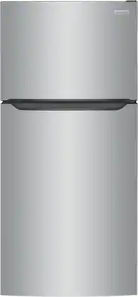 Frigidaire - 20 Cu. Ft. Garage Ready Top-Freezer Refrigerator - Stainless Steel