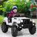 Alt View 1. Ecooso - 12V 4-Wheel Electric Ride-On Truck with Parental Remote Control and LED Lights - White.