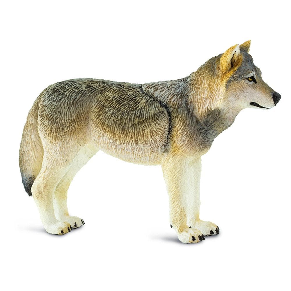 Alt View 2. Safari Ltd. - Gray Wolf Toy Figurine.
