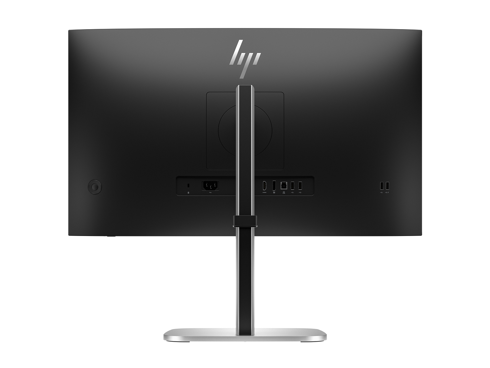 Alt View 3. HP - HP Series 5 Pro 27" QHD IPS Monitor, Flicker Free, Displayport, HDMI, 2 Pack w/DKZ Hub & ErgoFlexy Dual Mount Arms - Silver/Black.