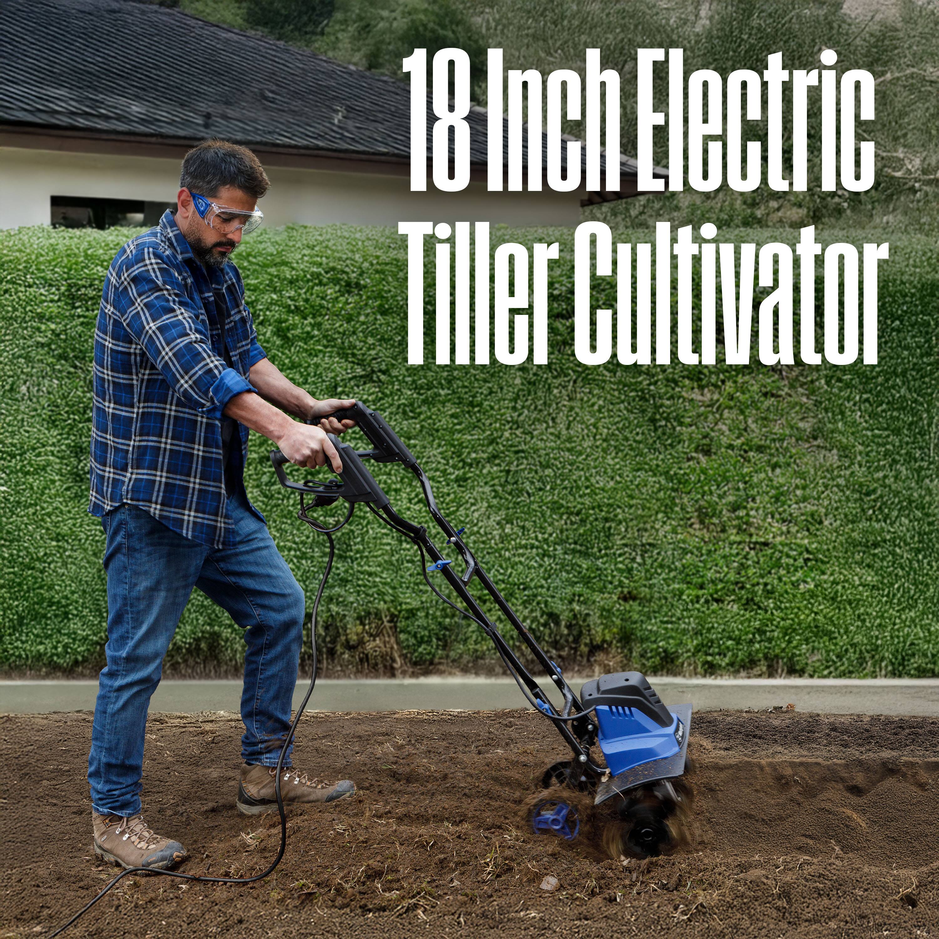 18 Inch Electric Tiller Cultivator