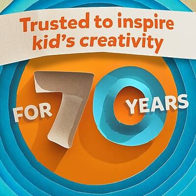 Trusted to inspire kids' creativity  
FOR 70 YEARS