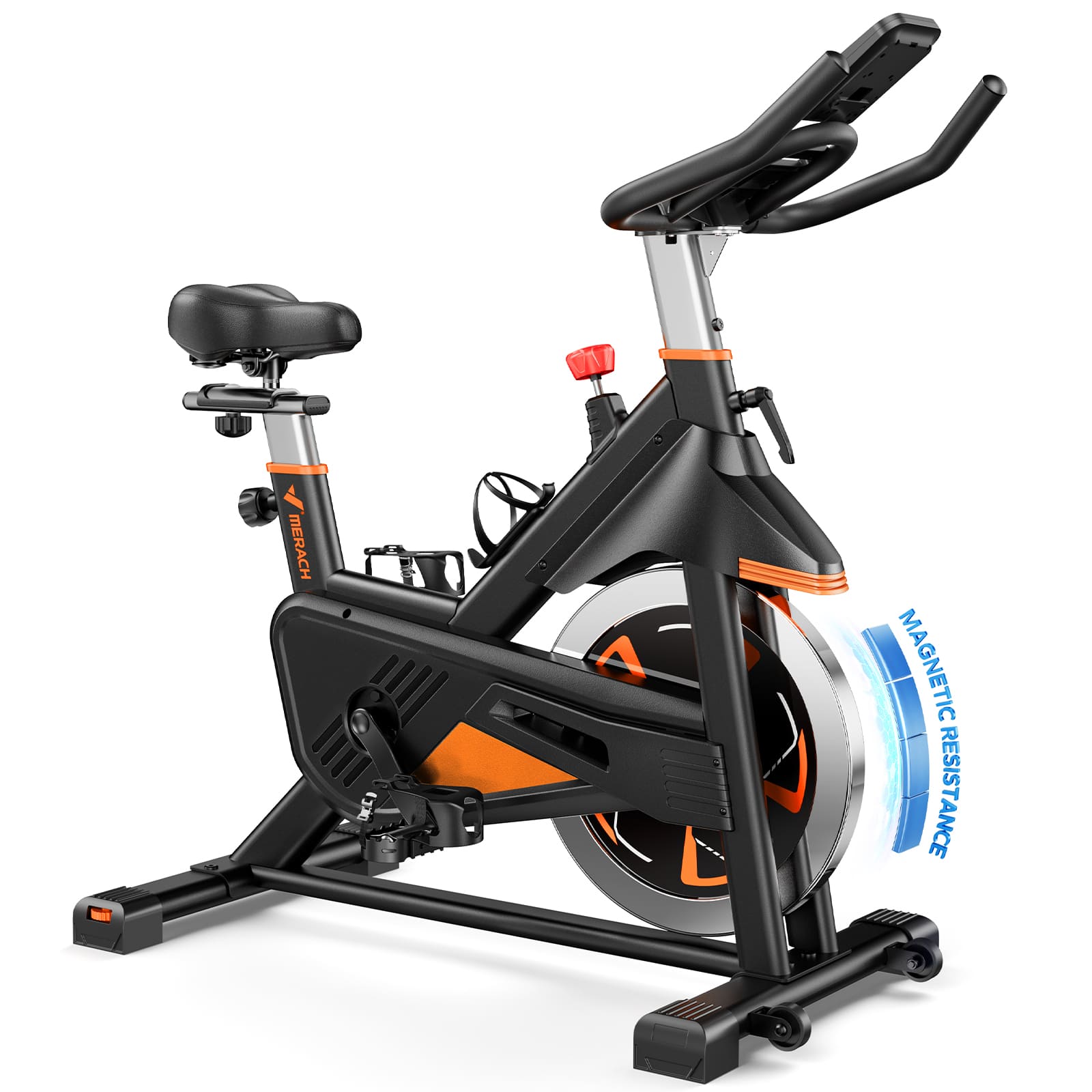 MERACH - Magnetic Exercise Bike, Heavy Duty Stationary Bike Automated Resistance, 300Lbs Capacity, Self-Developed App - Black price history on PriceWatchPro