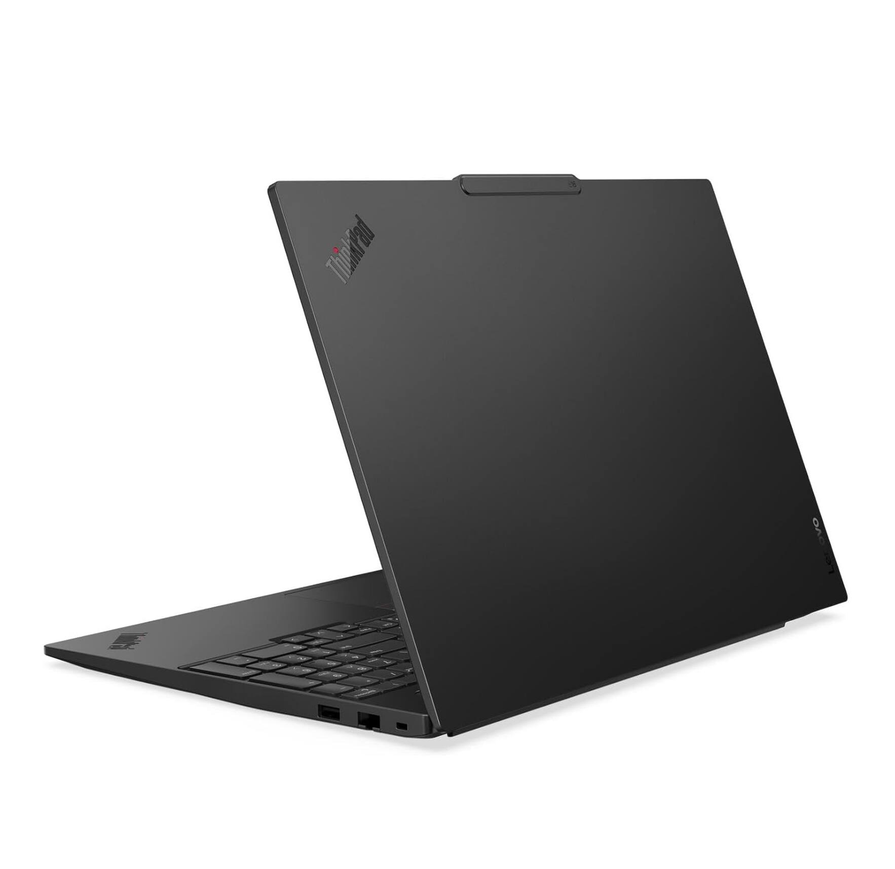 Alt View 7. Lenovo - ThinkPad E16, 16" FHD+ Laptop, Intel Ultra 7-256V, 16GB, 1TB SSD, Built-in NPU, FP, Backlit KB, Win11P - Wireless Mouse - Black.