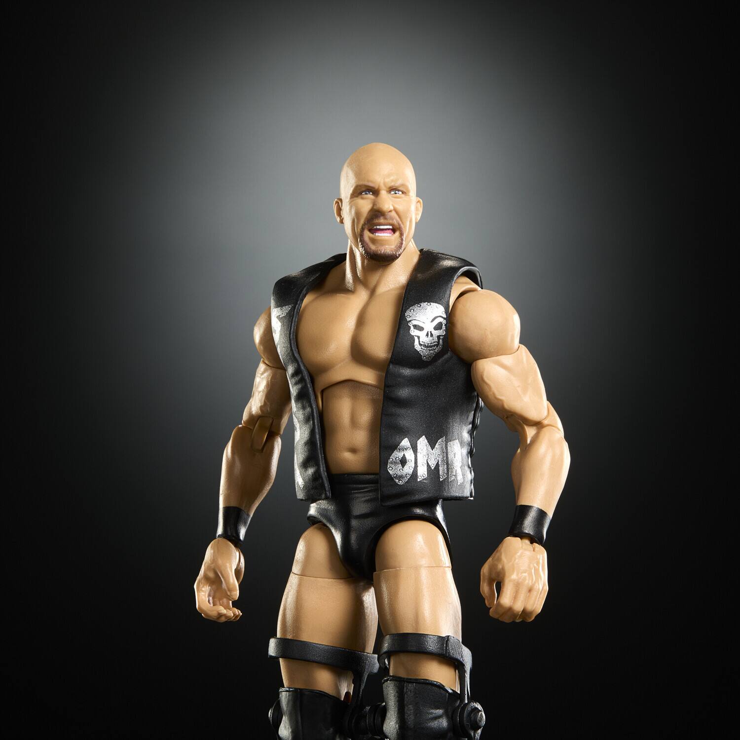 Alt View 4. Mattel - Mattel Collectible - WWE Elite Collection: Greatest Hits 6" "Stone Cold" Steve Austin Action Figure  - COLLECTIBLES - Multicolor.