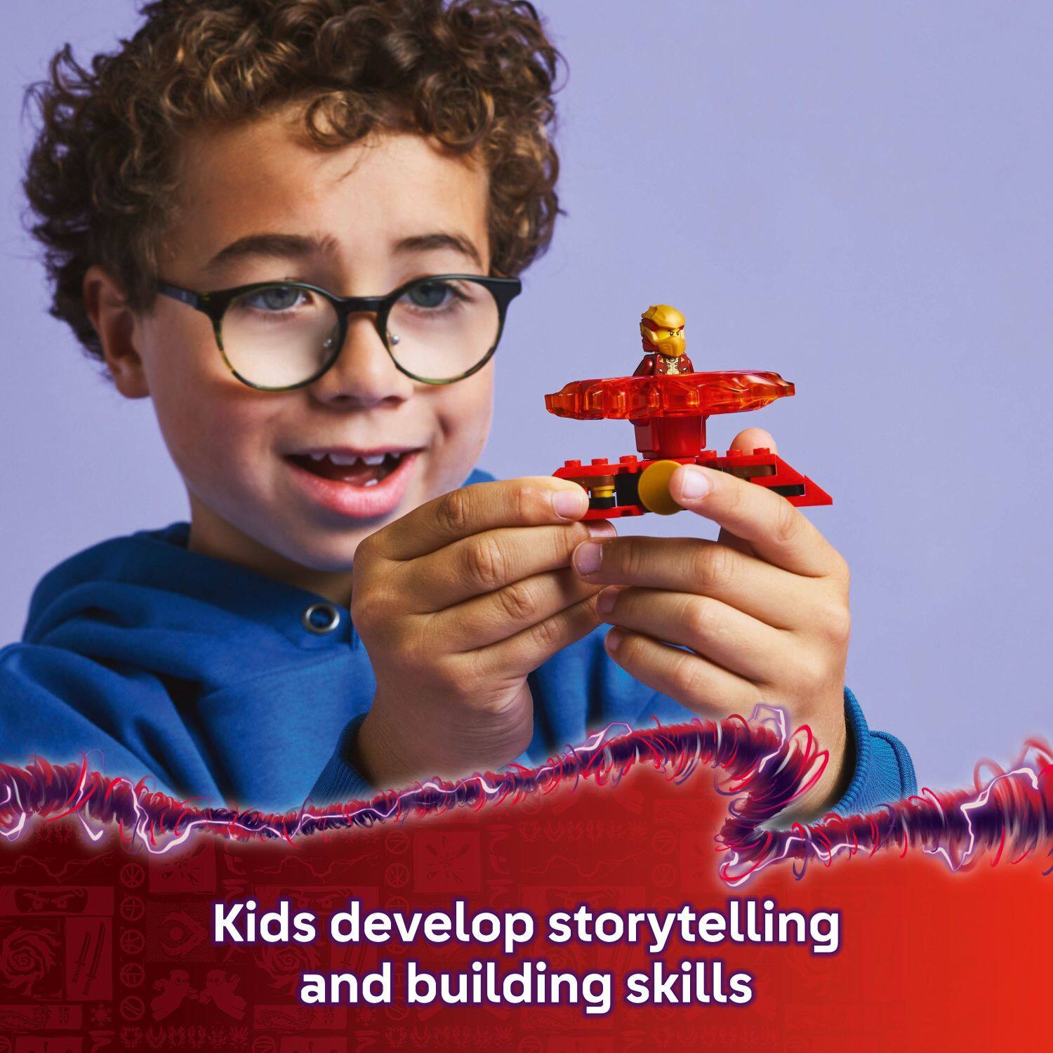 LEGO NINJAGO Kai's Dragon Spinjitzu Spinner Building Toy 71823