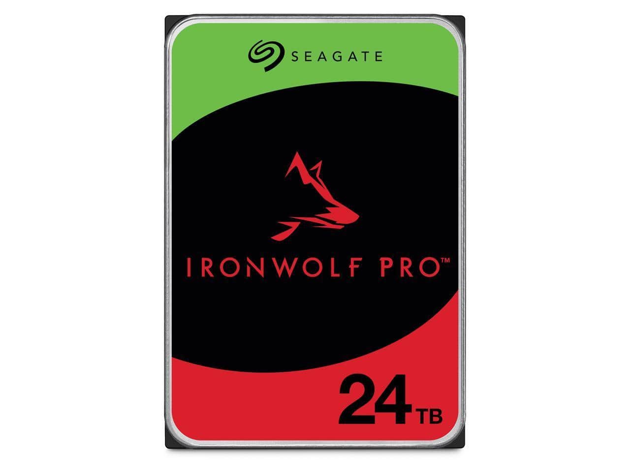 Seagate IronWolf Pro ST24000NT002 24TB 7200 RPM 512MB Cache SATA