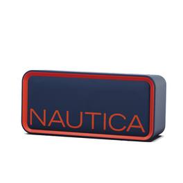 Nautica - SP100 True Wireless Outdoor Speaker, IPX5 Waterproof Bluetooth Speaker with 2-Hour Quick Charge & 30-Day Standby - Navy-Red