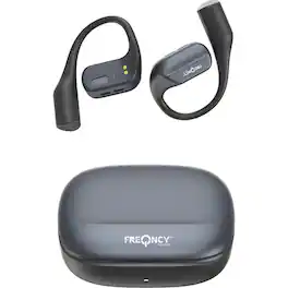 Freqncy Sound - FQ1100BK Open-Ear True Wireless Bluetooth Stereo Earbuds - Black