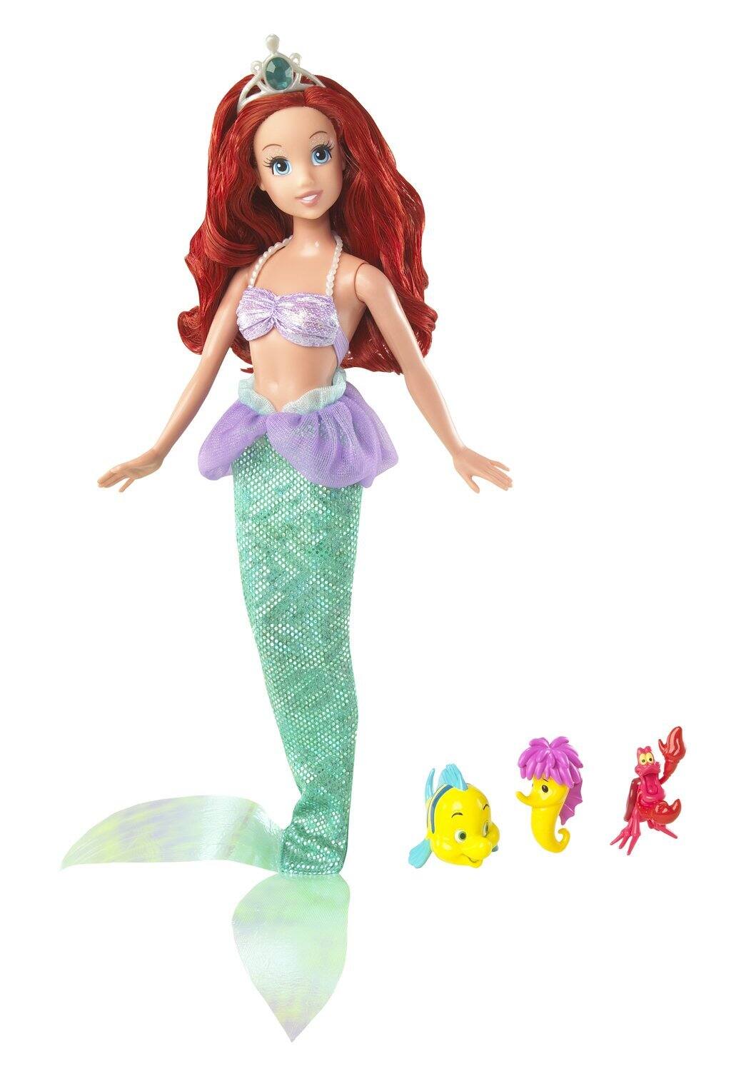 Front. Mattel - Disney Princess and Friends Ariel Giftset ~ She's Poseable! - Multi.
