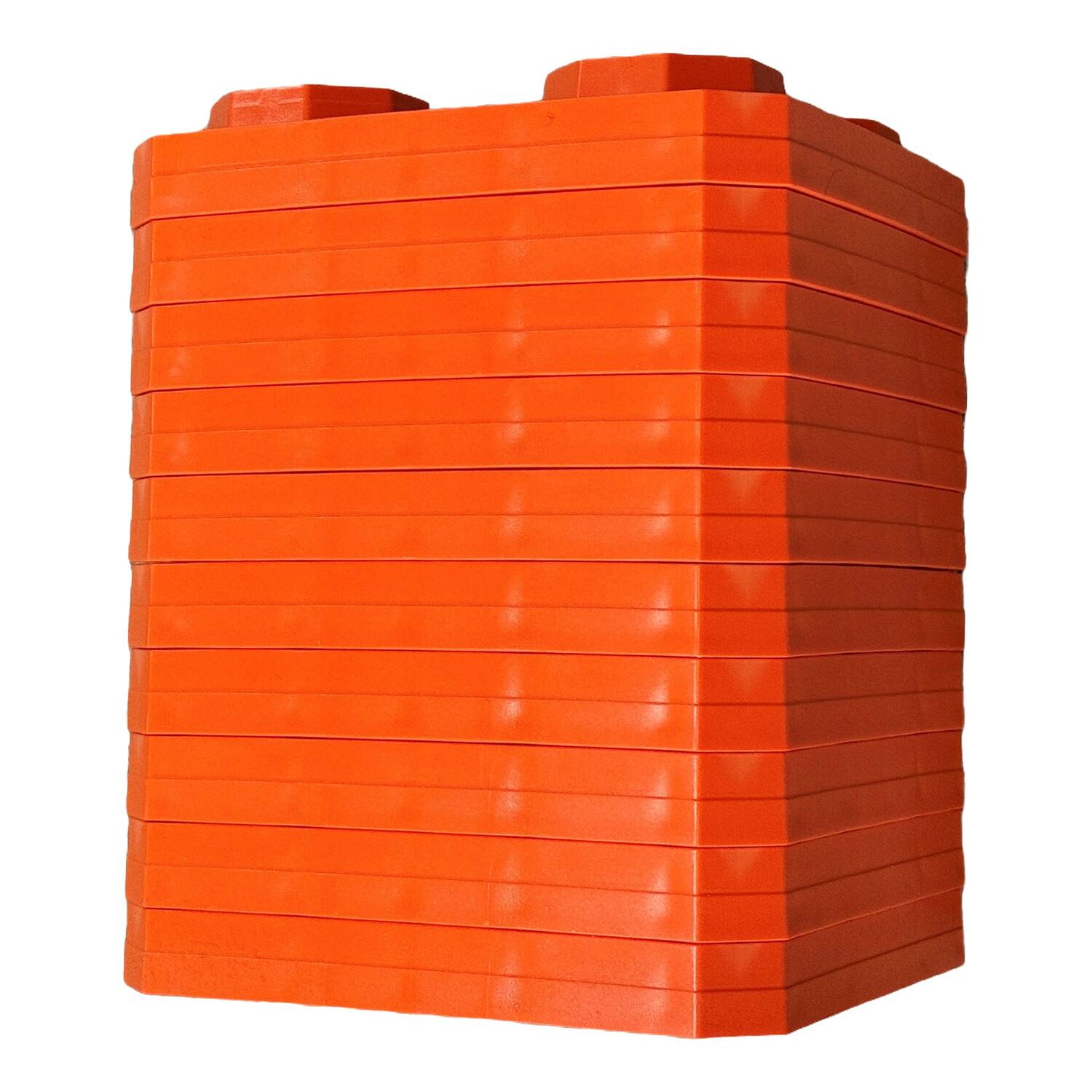 Angle. MAXSA Innovations - RV Leveling Pad 10-Piece Set - Orange.