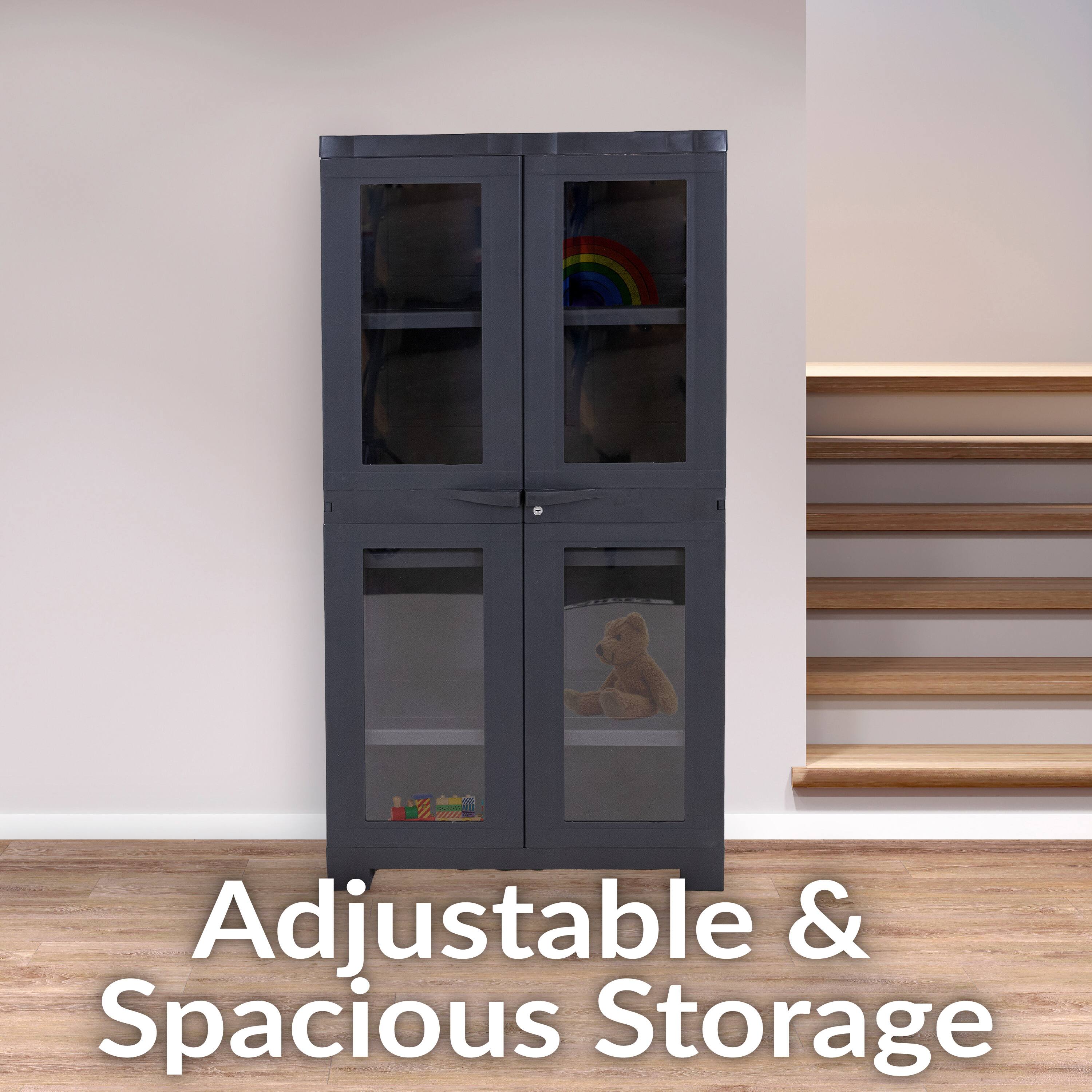 Adjustable & Spacious Storage