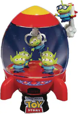 Beast - Kingdom - Toy Story - D-Stage - Aliens Rocket Deluxe Statue - Collectibles - Multicolor