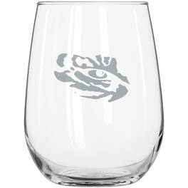 Logo Brands - LSU Tigers 16oz. Frost Curved Beverage Glass - Multicolor