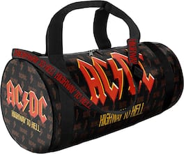 PopMarket - AC/DC - Rocksax - AC/DC - Logo - Duffle Bag with Strap (Black) - Multicolor