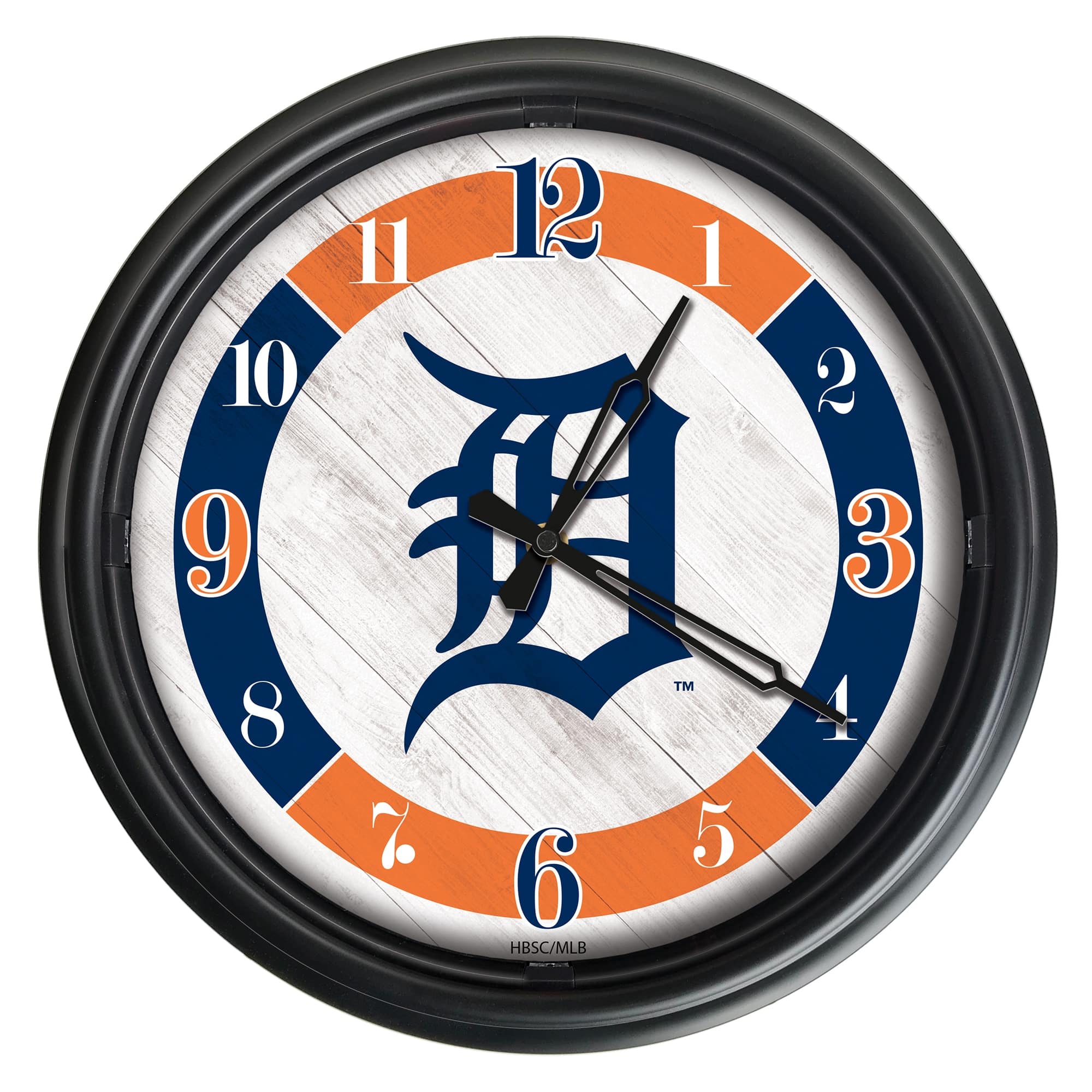 Holland Bar Stool Co. - Detroit Tigers Indoor/Outdoor LED Wall Clock - Multicolor