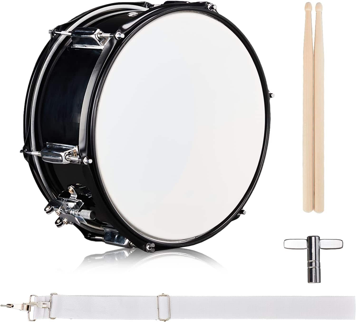 "Winado - 12"" x 5.5"" Snare Drum Kit, Snare Drum Set for Students with Premium Material, Excellent Sound, Classic Appearance (Black" price history on PriceWatchPro