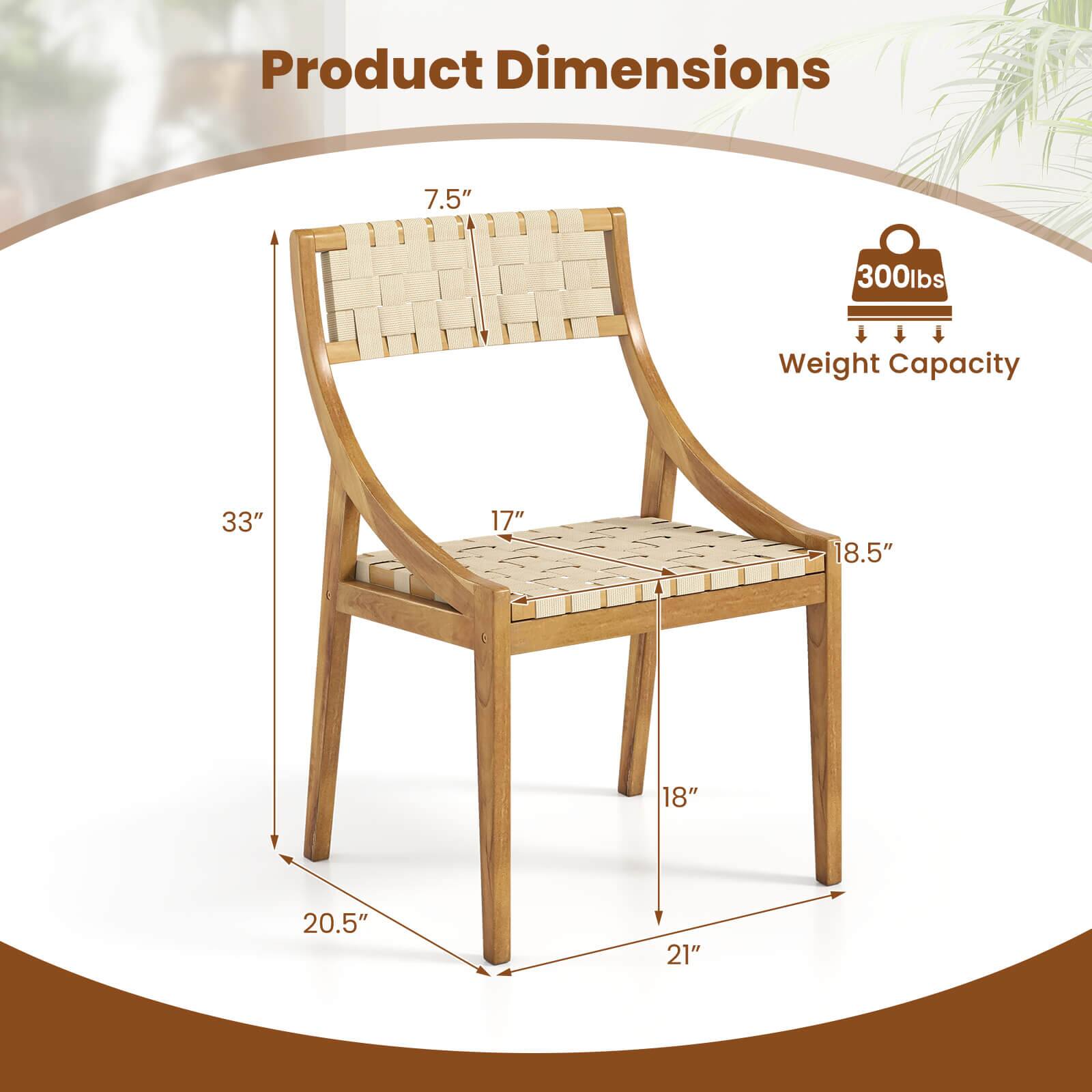 Product Dimensions

- Height: 33"
- Width: 21"
- Depth: 20.5"
- Seat Height: 17"
- Seat Width: 18.5"
- Seat Depth: 18"

Weight Capacity: 300 lbs