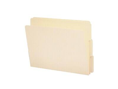 Alt View 2. Smead - Smead Shelf-Master End Tab File Folder, Straight Cut, Letter Size, Manila, 100/Box (24134) - Manila.