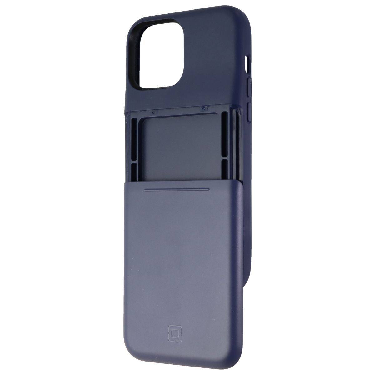 Left. Incipio - Incipio Stashback Case for Apple iPhone 13 Pro Max & 12 Pro Max - Midnight Navy - Midnight Navy.