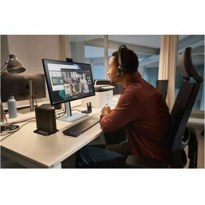 Alt View 4. HP - HP EliteDesk 8 G1i Desktop Computer - Intel Core Ultra 9 285T - vPro Technology - 32 GB - 512 GB SSD - Mini PC - Jack Bl - Jack Black.