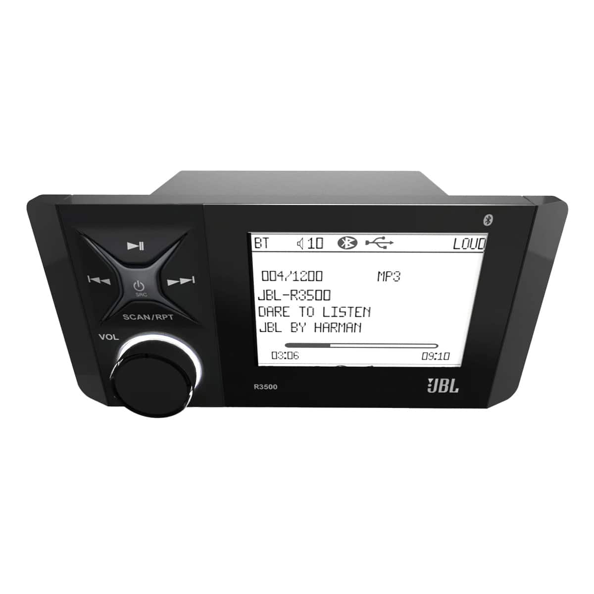 JBL - Wake Series R3500 4 Channel Source Unit - Black