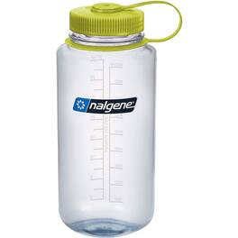 Nalgene - Sustain 32 oz. Wide Mouth Water Bottle - Clear/Green