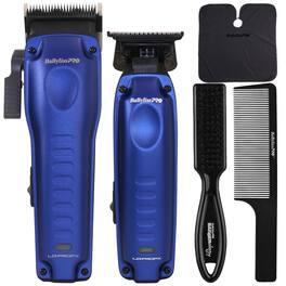 Babyliss - BaBylissPRO FXONE LO-PROFX Clipper & Trimmer Kit FX72 FX82 Bundle - Blue