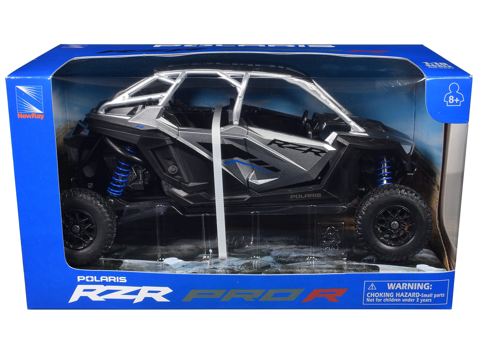 Polaris RZR Pro R UTV Silver Metallic and Black 1/18 Diecast Model by New Ray price history on PriceWatchPro