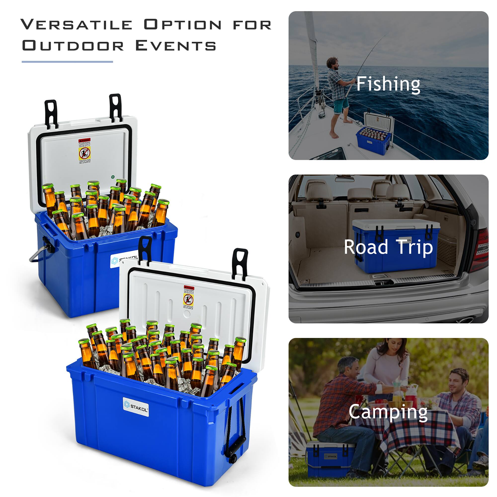 VERSATILE OPTION FOR OUTDOOR EVENTS

- Fishing
- Road Trip
- Camping