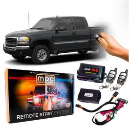 MPC - Remote Start Keyless Entry Kit For 2003-2006 GMC Sierra 3500 - Semi-Plug-n-Play - Black