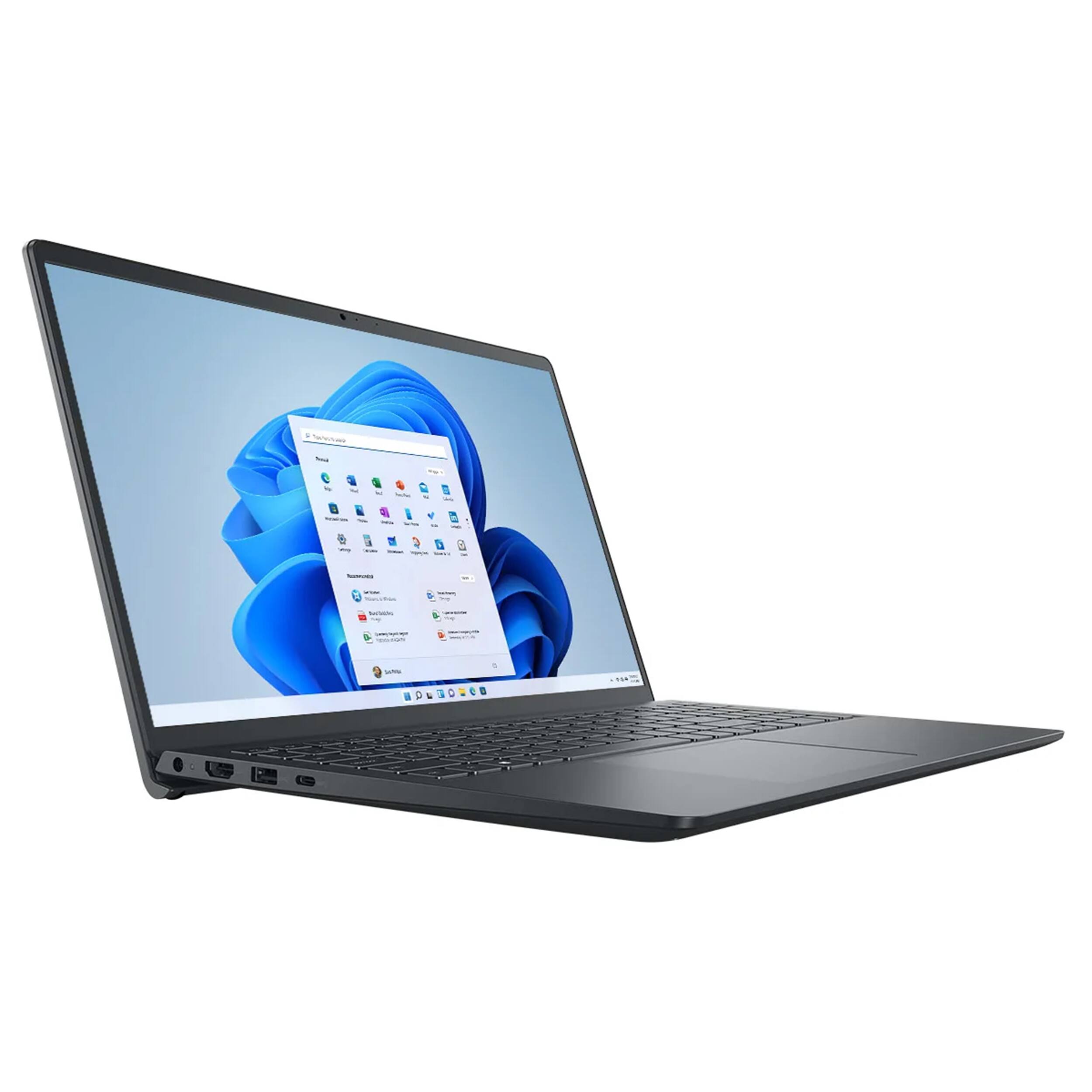 Alt View 4. Dell - Inspiron - 15.6" 2K Touchscreen Laptop - AMD Ryzen 7 7730U 2023 - 16GB Memory - 1TB Storage - Carbon Black.