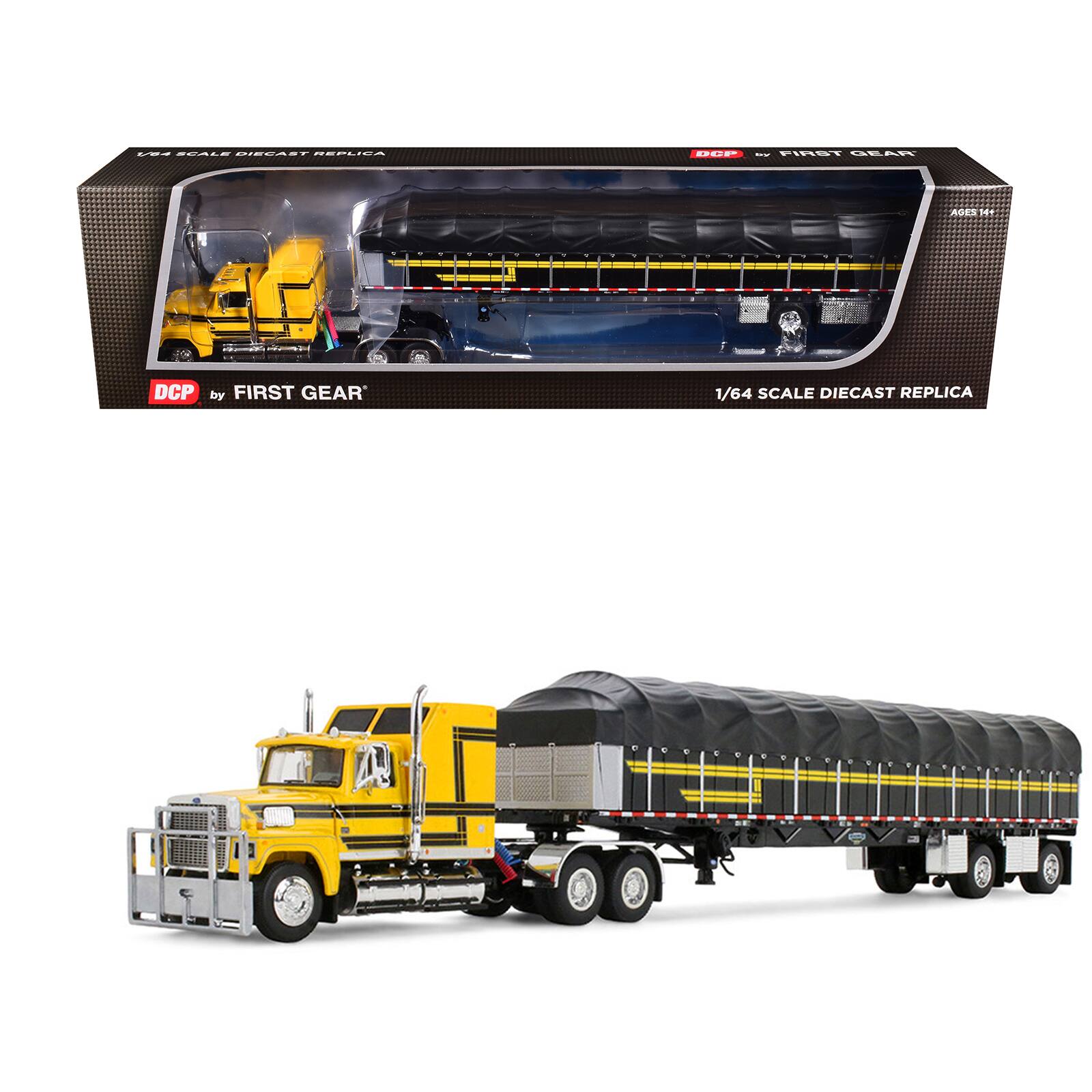 SEEL- BSC- REEEIER DOF - FInS! CEAR AGES TeF DCP by FIRST GEAR 1/64 SCALE DIECAST REPLICA