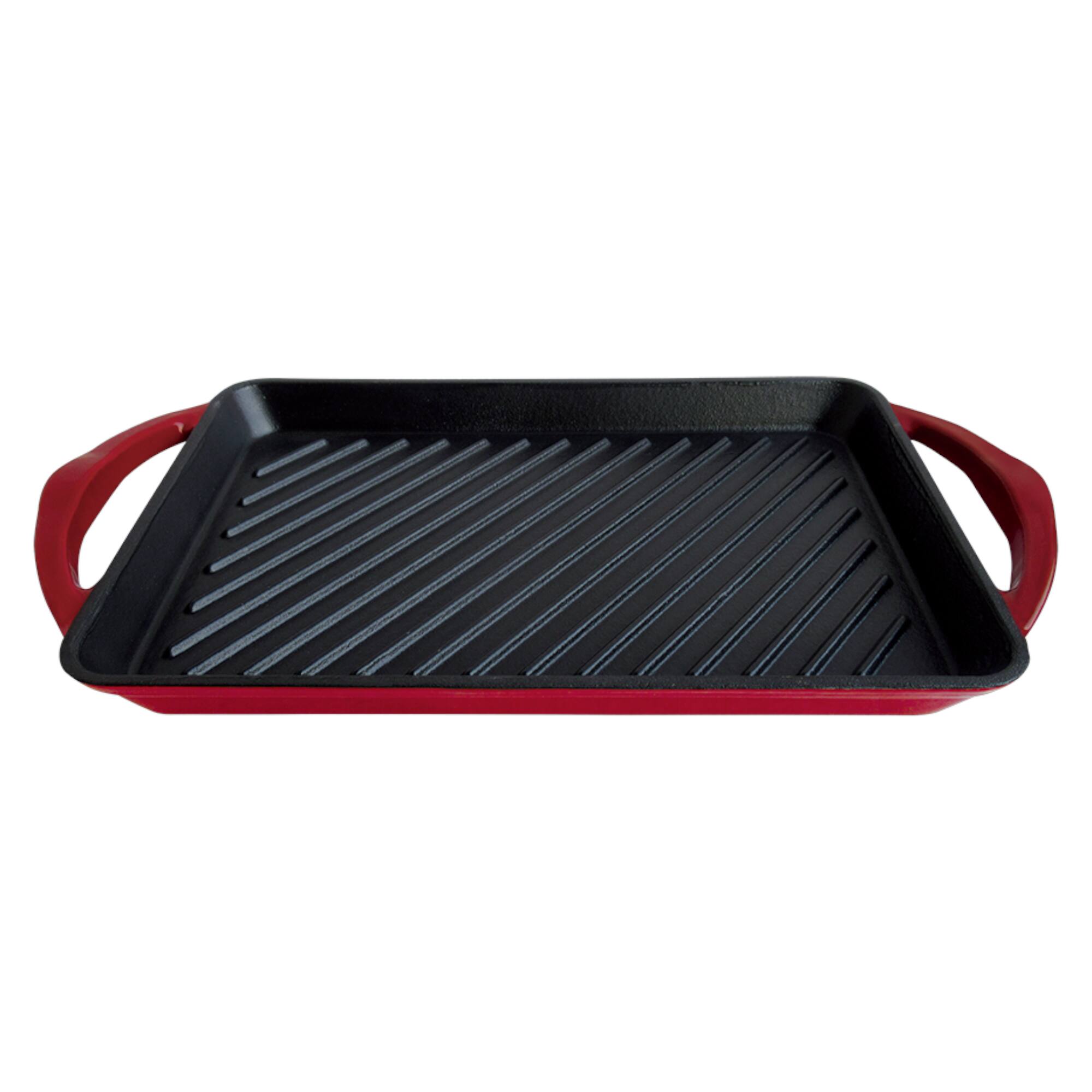 Hell's Kitchen - 16-Inch Cast Iron Grill - Red Black