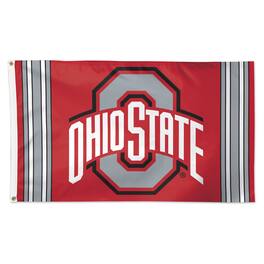 WinCraft - Ohio State Buckeyes 3' x 5' Vertical Stripe Deluxe Single-Sided Flag - Multicolor