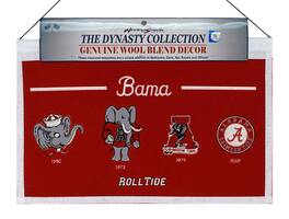 Winning Streak Sports - Univ. of Alabama High Quality Embroidered Logo Banner Flag - Multi