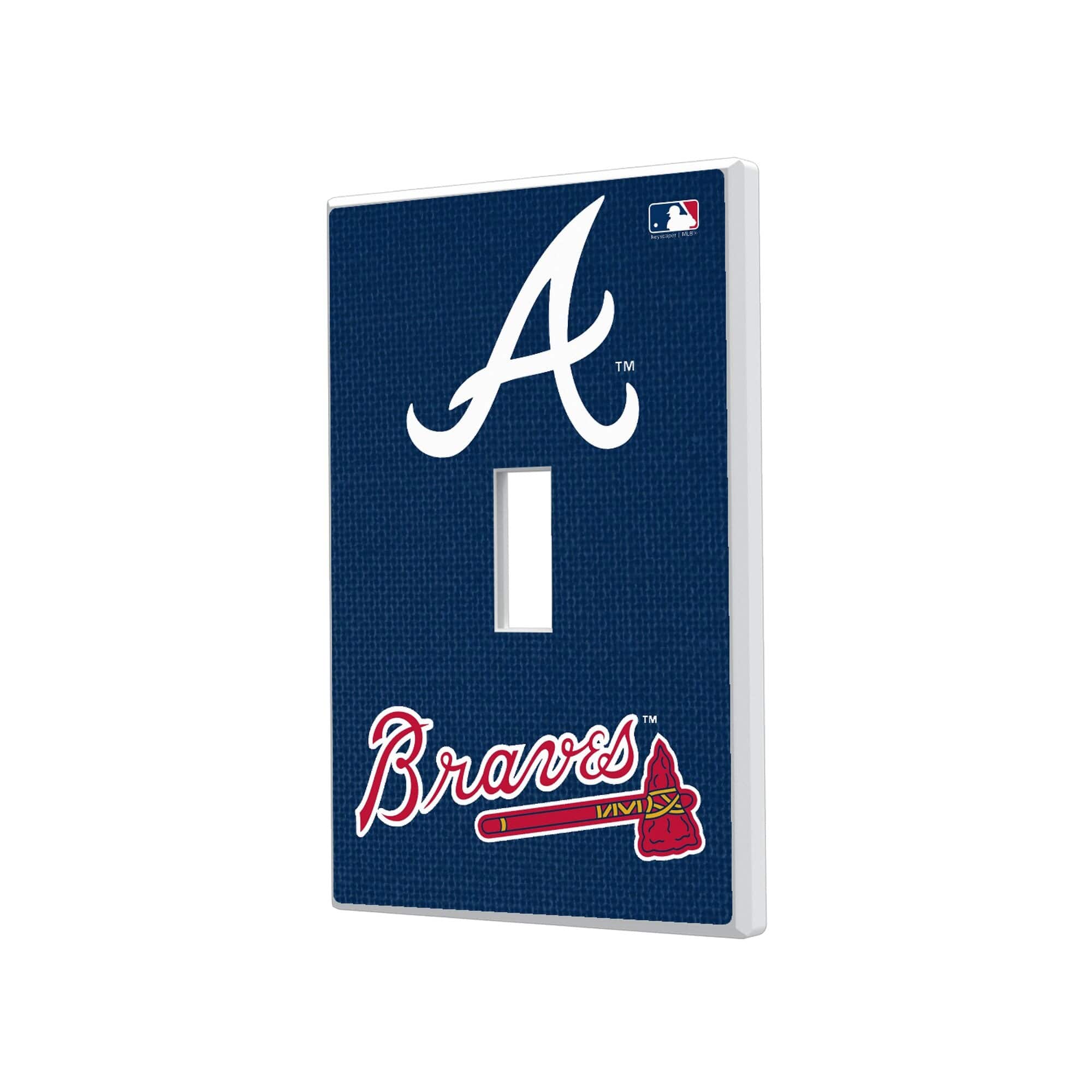 Keyscaper - Atlanta Braves Solid Single Toggle Light Switch Plate - Multicolor price history on PriceWatchPro