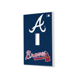 Keyscaper - Atlanta Braves Solid Single Toggle Light Switch Plate - Multicolor