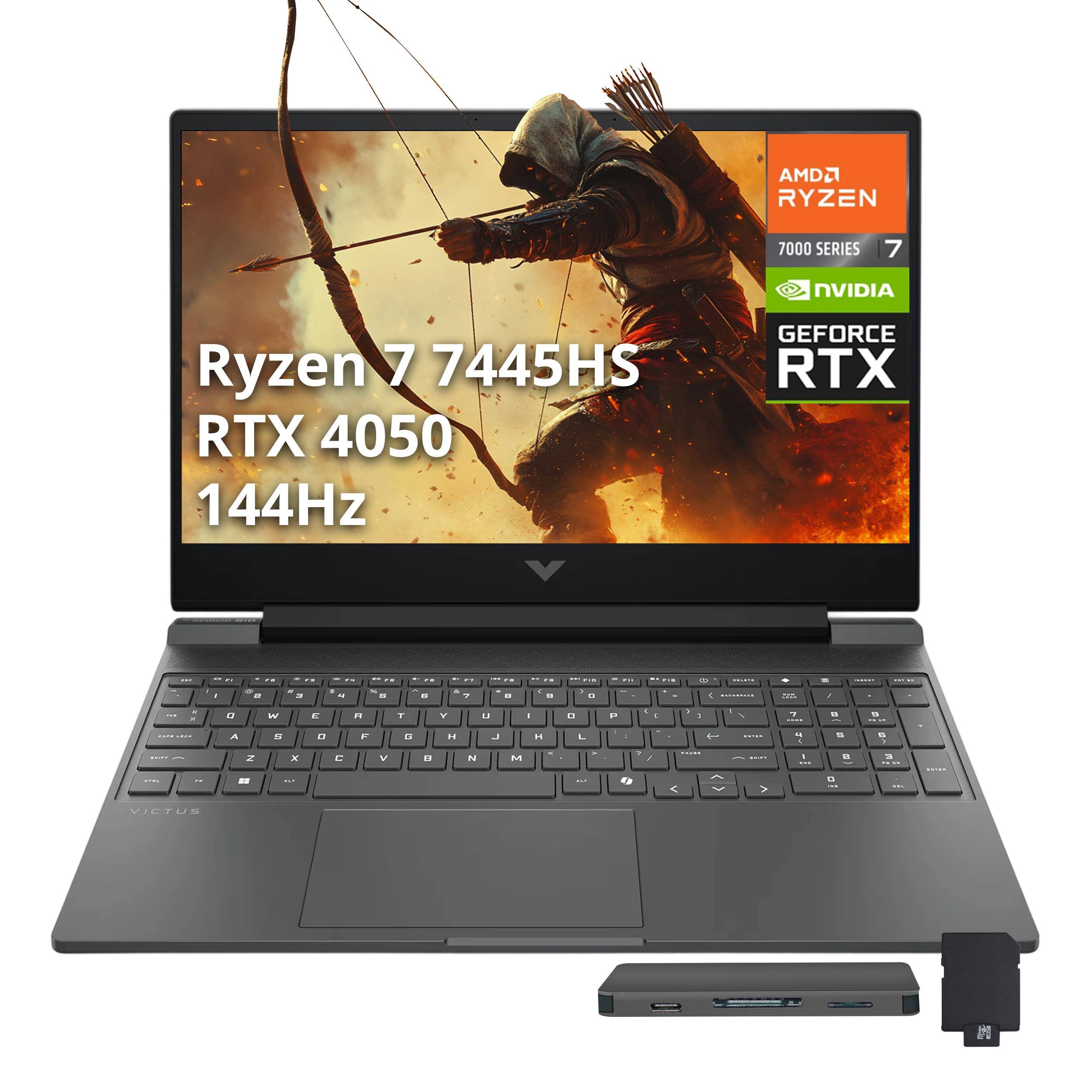 Ryzen 7 7445HS  
RTX 4050  
144Hz  

AMD Ryzen 7000 Series  
NVIDIA GeForce RTX